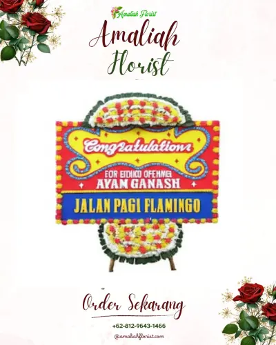 Bunga Papan Congratulation di Nomporejo